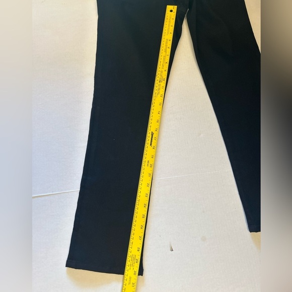 Lands' End high rise straight black denim jeans NWT Sz-4. O2 - Picture 10 of 10